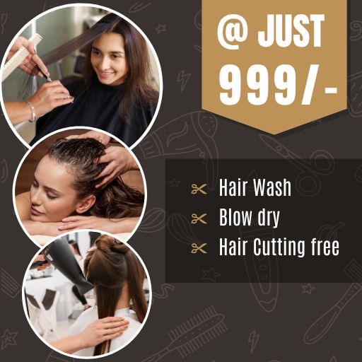 @999/-: Women Classic Hair Spa With Free HairCutting and Hair Styling